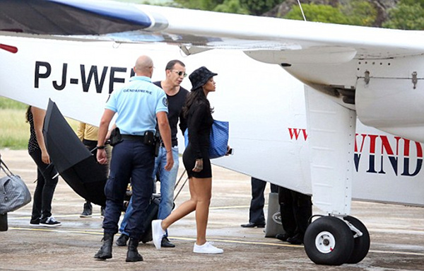 Rihanna sighted in St. Barths